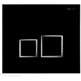 Кнопка смыва Siamp Square 31204110, чёрный - фото 