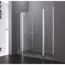 Душевая дверь Cezares 175 см ELENA-W-B-22-180-C-Cr, хром/прозрачное - фото 