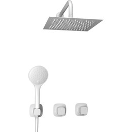 Душевая система для душа WasserKraft Saale 9500 A9551.266.146.254.328.156.155, белый - фото 