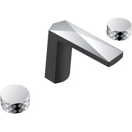 Смеситель для раковины Boheme Venturo 150-BCR-DIAMOND, black chrome, Цвет производителя: black chrome - фото 