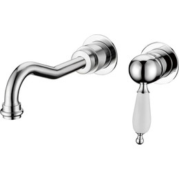 Смеситель для раковины настенный Boheme Tradizionale Chromo 267 (со скрытой частью) chrome, Цвет производителя: chrome - фото 