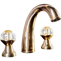 Смеситель для раковины Boheme Flora 297-FL, бронза - фото 