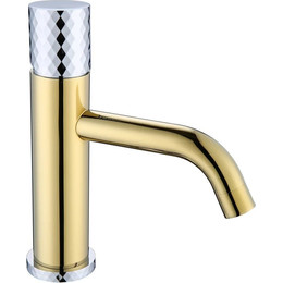 Смеситель для раковины Boheme Stick 121-GCR, gold chrome, Цвет производителя: gold chrome - фото 