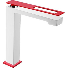 Смеситель для раковины высокий Boheme Q 142-WR, white red, Цвет производителя: white red - фото 