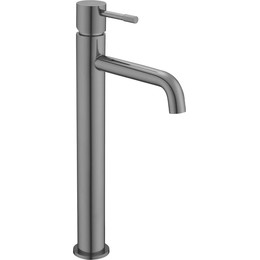 Смеситель для раковины высокий Boheme Uno 462-SGM, shine gun metal, Цвет производителя: shine gun metal - фото 