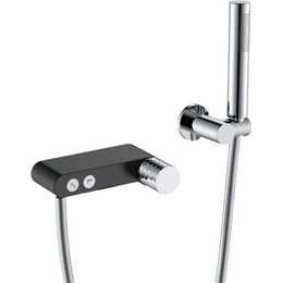 Смеситель для ванны Boheme Stick 123-BCR, black chrome, Цвет производителя: black chrome - фото 
