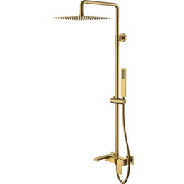 Душевая стойка Boheme Qubic 478-BR, бронза, Цвет производителя: бронза - фото 