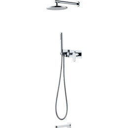 Душевая система для ванны Boheme Spectre 454-2-CR (со скрытой частью) chrome, Цвет производителя: chrome - фото 