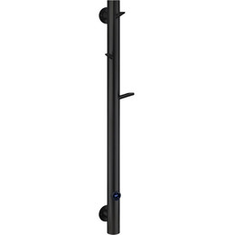 Полотенцесушитель электрический Boheme Uno П1 1300x200 мм 724-B, чёрный матовый, Цвет производителя: чёрный матовый - фото 
