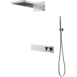 Душевая система для душа с термостатом Boheme Fusion 131-CR (со скрытой частью) chrome, Цвет производителя: chrome - фото 