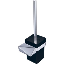 Ёршик для унитаза Boheme New Venturo 10319-CR-B, black chrome, Цвет производителя: black chrome - фото 