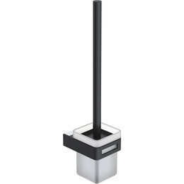 Ёршик для унитаза Boheme Q 10954-CR-B, black chrome, Цвет производителя: black chrome - фото 
