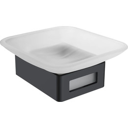 Мыльница Boheme Q 10943-CR-B, black chrome, Цвет производителя: black chrome - фото 