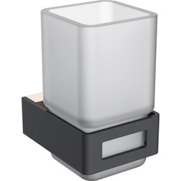 Стакан для зубных щеток Boheme Q 10944-G-B, black gold, Цвет производителя: black gold - фото 