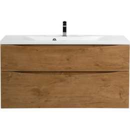 Тумба подвесная с раковиной BelBagno MARINO-H60-1200-2C-SO-RN-P 120 см, Rovere Nature - фото 