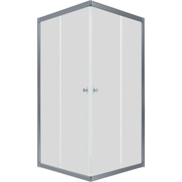 Душевое ограждение Triton Вента 80x80 см, хром/прозрачное - фото 