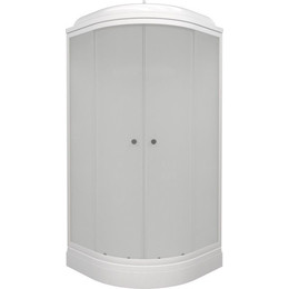 Душевая кабина Triton Вельвет А 90x90 см, белый/матовое - фото 