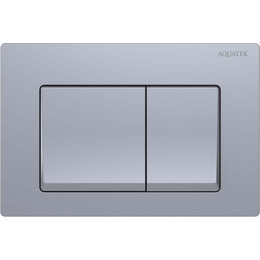 Кнопка смыва Aquatek Small TDI-0000006, хром матовый - фото 