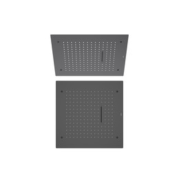 Верхний душ Aquatek 500x500 мм AQ2082MB, чёрный матовый - фото 