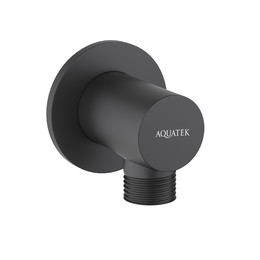 Шланговое подсоединение Aquatek AQ2456MB, чёрный матовый - фото 