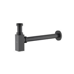 Сифон для умывальника Aquatek AQ6013MB, чёрный матовый - фото 