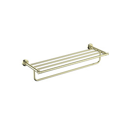 Полка для полотенец Aquatek Классик AQ4515PG, цвет золото - фото 