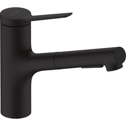 Смеситель для кухни Hansgrohe Zesis M33 74800670, чёрный матовый - фото 
