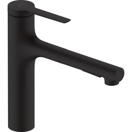 Смеситель для кухни Hansgrohe Zesis M33 74801670, чёрный матовый - фото 