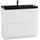 Тумба напольная с раковиной BelBagno MARINO-800-2C-PIA-BL-P 80 см, Bianco Lucido (раковина BB800/450-LV-ART-AST-NERO) - фото, картинка Тумба напольная с раковиной BelBagno MARINO-800-2C-PIA-BL-P 80 см, Bianco Lucido (раковина BB800/450-LV-ART-AST-NERO) - фото