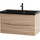 Тумба подвесная с раковиной BelBagno MARINO-800-2C-SO-WO-P 80 см, Rovere Bianco (раковина BB800/450-LV-ART-AST-NERO) - фото, картинка Тумба подвесная с раковиной BelBagno MARINO-800-2C-SO-WO-P 80 см, Rovere Bianco (раковина BB800/450-LV-ART-AST-NERO) - фото