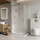 Душевое ограждение BelBagno 100x80 см LUCE-AH-2-100/80-P-Cr, хром/матовое - фото, картинка Душевое ограждение BelBagno 100x80 см LUCE-AH-2-100/80-P-Cr, хром/матовое - фото