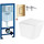 Инсталляция с подвесным унитазом комплект: Grohe Rapid SL 38772001+38732GL0 с подвесным безободковым унитазом BelBagno Due BB3103CHR/SC сиденье микролифт, крепление, кнопка смыва золото глянцевое, Цвет производителя: золото глянцевое - фото, картинка Инсталляция с подвесным унитазом комплект: Grohe Rapid SL 38772001+38732GL0 с подвесным безободковым унитазом BelBagno Due BB3103CHR/SC сиденье микролифт, крепление, кнопка смыва золото глянцевое, Цвет производителя: золото глянцевое - фото