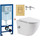 Инсталляция с подвесным унитазом комплект: Grohe Rapid SL 38772001+38732GN0 с подвесным безободковым унитазом-биде BelBagno Uno BB3105CHR-BS/SC сиденье микролифт, крепление, кнопка смыва золото матовое, Цвет производителя: золото матовое - фото, картинка Инсталляция с подвесным унитазом комплект: Grohe Rapid SL 38772001+38732GN0 с подвесным безободковым унитазом-биде BelBagno Uno BB3105CHR-BS/SC сиденье микролифт, крепление, кнопка смыва золото матовое, Цвет производителя: золото матовое - фото