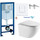 Инсталляция с подвесным унитазом комплект: Grohe Rapid SL 38772001+38732WM0 с подвесным безободковым унитазом Azario Grado AZ-0046-UQ сиденье микролифт, крепление, кнопка смыва белый матовый, Цвет производителя: белый матовый - фото, картинка Инсталляция с подвесным унитазом комплект: Grohe Rapid SL 38772001+38732WM0 с подвесным безободковым унитазом Azario Grado AZ-0046-UQ сиденье микролифт, крепление, кнопка смыва белый матовый, Цвет производителя: белый матовый - фото