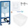 Инсталляция с подвесным унитазом комплект: Grohe Rapid SL 38772001+38732WM0 с подвесным безободковым унитазом Loranto Delphi 91343 сиденье микролифт, крепление, кнопка смыва белый матовый, Цвет производителя: белый матовый - фото, картинка Инсталляция с подвесным унитазом комплект: Grohe Rapid SL 38772001+38732WM0 с подвесным безободковым унитазом Loranto Delphi 91343 сиденье микролифт, крепление, кнопка смыва белый матовый, Цвет производителя: белый матовый - фото