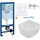 Инсталляция с подвесным унитазом комплект: Grohe Rapid SL 38772001+38732WM0 с подвесным безободковым унитазом Loranto Ester 87265 сиденье микролифт, крепление, кнопка смыва белый матовый, Цвет производителя: белый матовый - фото, картинка Инсталляция с подвесным унитазом комплект: Grohe Rapid SL 38772001+38732WM0 с подвесным безободковым унитазом Loranto Ester 87265 сиденье микролифт, крепление, кнопка смыва белый матовый, Цвет производителя: белый матовый - фото