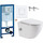 Инсталляция с подвесным унитазом комплект: Grohe Rapid SL 38772001+38732WM0 с подвесным безободковым унитазом-биде BelBagno Uno BB3105CHR-BS/SC сиденье микролифт, крепление, кнопка смыва белый матовый, Цвет производителя: белый матовый - фото, картинка Инсталляция с подвесным унитазом комплект: Grohe Rapid SL 38772001+38732WM0 с подвесным безободковым унитазом-биде BelBagno Uno BB3105CHR-BS/SC сиденье микролифт, крепление, кнопка смыва белый матовый, Цвет производителя: белый матовый - фото