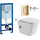 Инсталляция с подвесным унитазом комплект: Grohe Rapid SL 38772001+38732GL0 с подвесным безободковым унитазом-биде BelBagno Due BB3103CHR-BS/SC сиденье микролифт, крепление, кнопка смыва золото глянцевое, Цвет производителя: золото глянцевое - фото, картинка Инсталляция с подвесным унитазом комплект: Grohe Rapid SL 38772001+38732GL0 с подвесным безободковым унитазом-биде BelBagno Due BB3103CHR-BS/SC сиденье микролифт, крепление, кнопка смыва золото глянцевое, Цвет производителя: золото глянцевое - фото