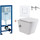 Инсталляция с подвесным унитазом комплект: Grohe Rapid SL 38772001+38732WM0 с подвесным безободковым унитазом-биде BelBagno Due BB3103CHR-BS/SC сиденье микролифт, крепление, кнопка смыва белый матовый, Цвет производителя: белый матовый - фото, картинка Инсталляция с подвесным унитазом комплект: Grohe Rapid SL 38772001+38732WM0 с подвесным безободковым унитазом-биде BelBagno Due BB3103CHR-BS/SC сиденье микролифт, крепление, кнопка смыва белый матовый, Цвет производителя: белый матовый - фото