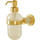 Дозатор для жидкого мыла Boheme Murano Gold 10912-W-G, золото - фото 