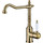 Смеситель для кухни Boheme Medici Ripresa Crystal 101-SW, бронза - фото 