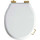 Сиденье с крышкой для унитаза Boheme Vogue микролифт 906-W-BR - фото 