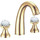 Смеситель для раковины Boheme Medici Presente 317-SW, золото - фото 