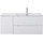 Тумба подвесная с раковиной BelBagno ETNA-1200-2C-1A-SO-BL-R 120 см (раковина BB1200ETL-R) Bianco Lucido, Цвет фасада: Bianco Lucido - фото, картинка Тумба подвесная с раковиной BelBagno ETNA-1200-2C-1A-SO-BL-R 120 см (раковина BB1200ETL-R) Bianco Lucido, Цвет фасада: Bianco Lucido - фото