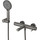 Смеситель для ванны Cezares RELAX-VD-GM, оружейная сталь, Цвет производителя: оружейная сталь - фото 