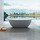 Ванна отдельностоящая Solid Surface Vincea 170x75 см VBT-6S01MG, серый/белый матовый - фото, картинка Ванна отдельностоящая Solid Surface Vincea 170x75 см VBT-6S01MG, серый/белый матовый - фото