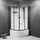 Душевая кабина Am.Pm X-Joy 90x90 см W94C-401A-090BT, чёрный матовый/прозрачное - фото, картинка Душевая кабина Am.Pm X-Joy 90x90 см W94C-401A-090BT, чёрный матовый/прозрачное - фото