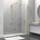 Душевая перегородка Vincea Walk in HS 100 см VSW-1HS100CLG (стекло 8 мм) с кронштейном в комплекте, брашированное золото/прозрачное - фото, картинка Душевая перегородка Vincea Walk in HS 100 см VSW-1HS100CLG (стекло 8 мм) с кронштейном в комплекте, брашированное золото/прозрачное - фото