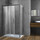 Душевое ограждение Vincea Soft 120x90 см VSR-3SO9012CLGM, вороненая сталь/прозрачное - фото, картинка Душевое ограждение Vincea Soft 120x90 см VSR-3SO9012CLGM, вороненая сталь/прозрачное - фото