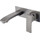 Смеситель для раковины Raglo R01.11.09 (со скрытой частью) графит - фото 